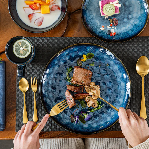 Set "Lisboa" pour 4 en céramique de grès