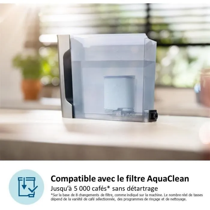 Machine à café Expresso broyeur – Philips – Avec mousseur – EP2225 – Noir